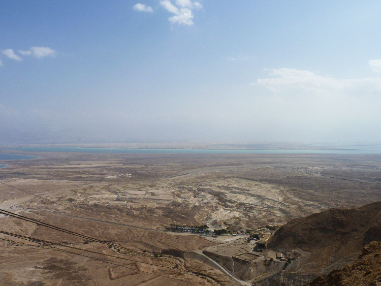 Massada mer Morte forteresse Israël, Jordanie