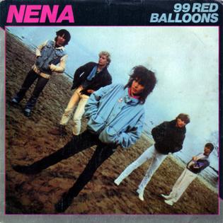 Nena vinyl cover single 99 Luftballons 1983