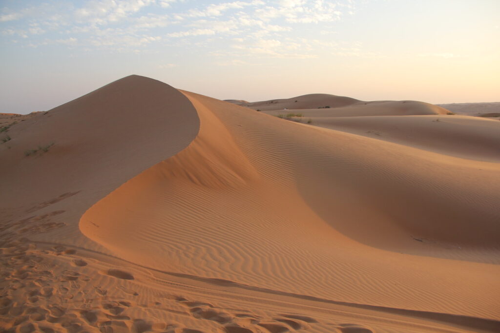 Le désert de Wahiba, Oman