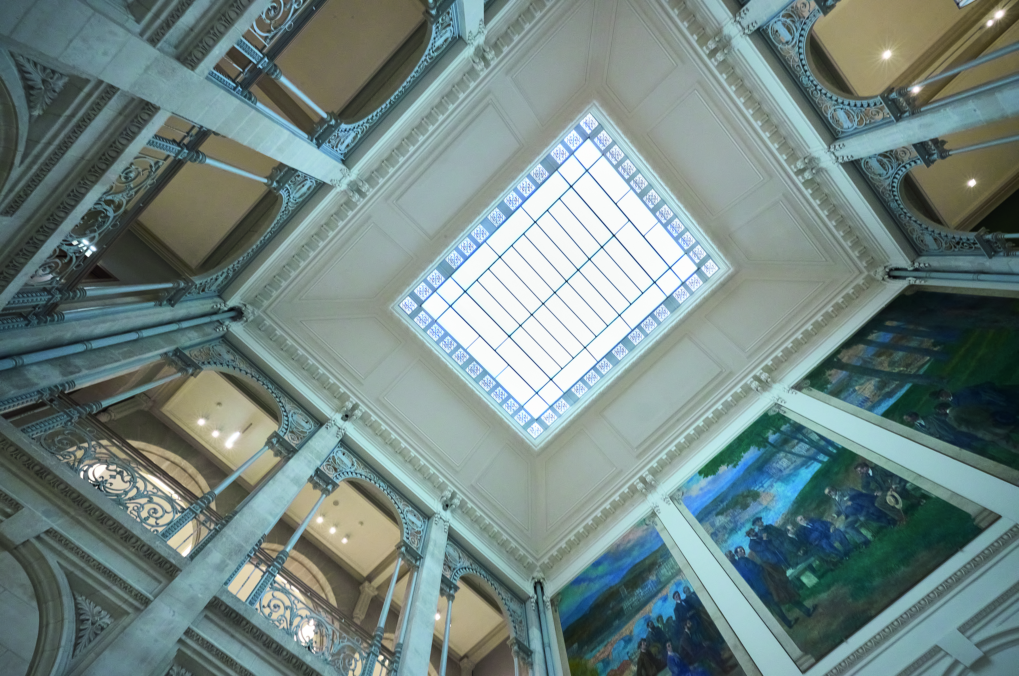 Le patio du musée Bonnat-Helleu de Bayonne
