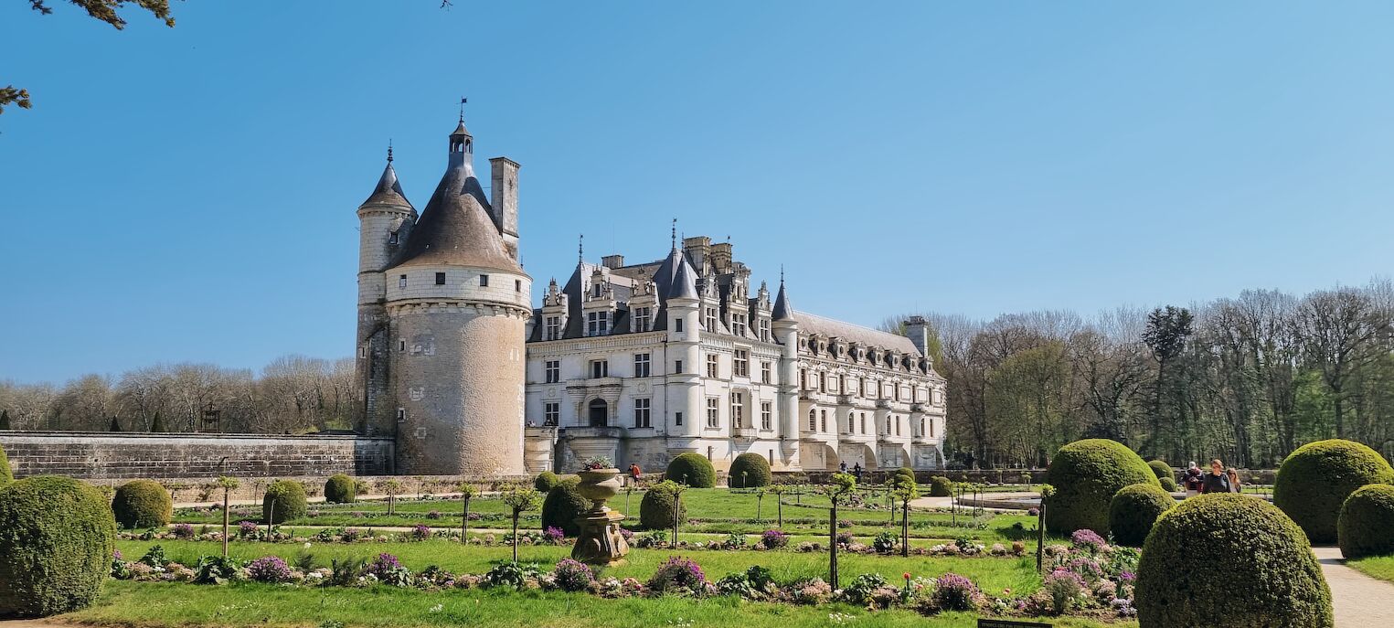 Vue sur le château de Chenonceau