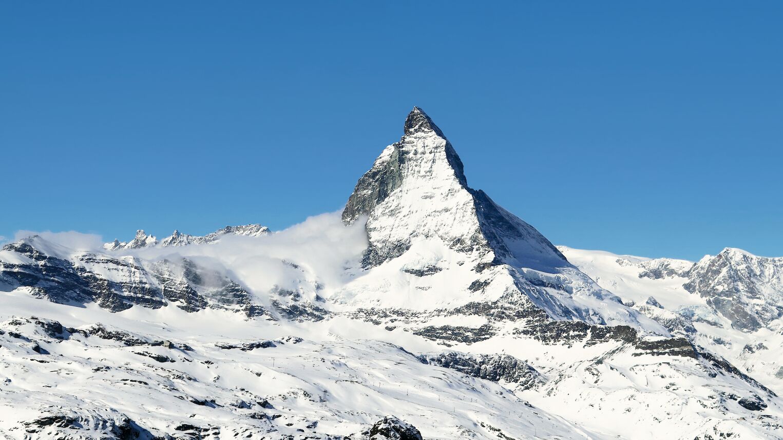 Vue sur le mont Cervin, en Suisse